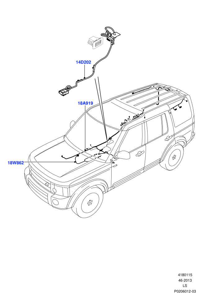 Electrical Wiring - Body And Rear (Audio/Navigation/Entertainment)((V)TOAA999999 (V)FROMAA000001)