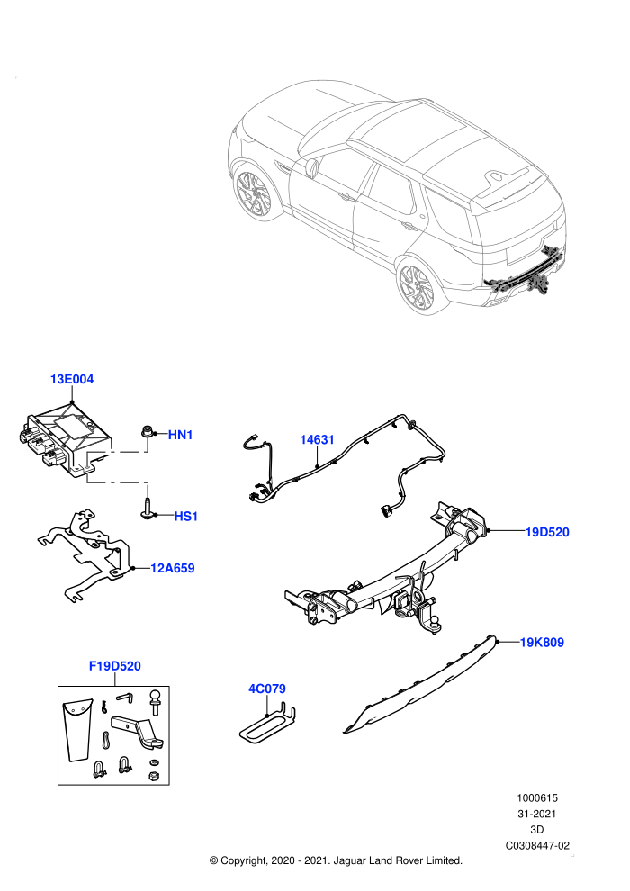 Towing Equipment ((+)AUS/NZ)(AUS/NZ Tow Bar)