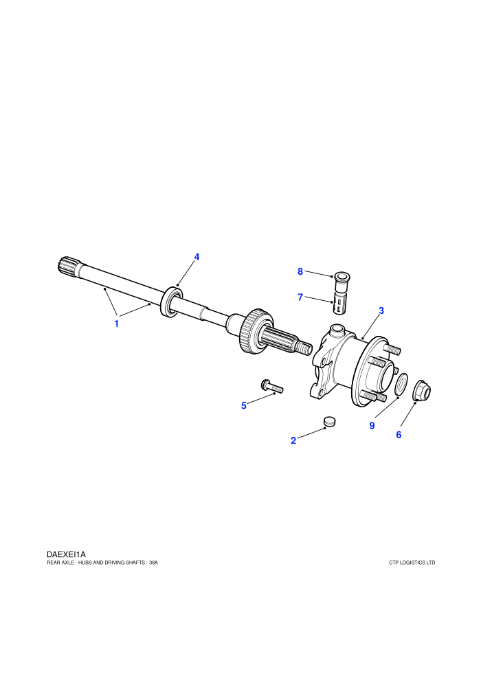 Drive Shafts (4 Wheel Anti-Lock Braking System)