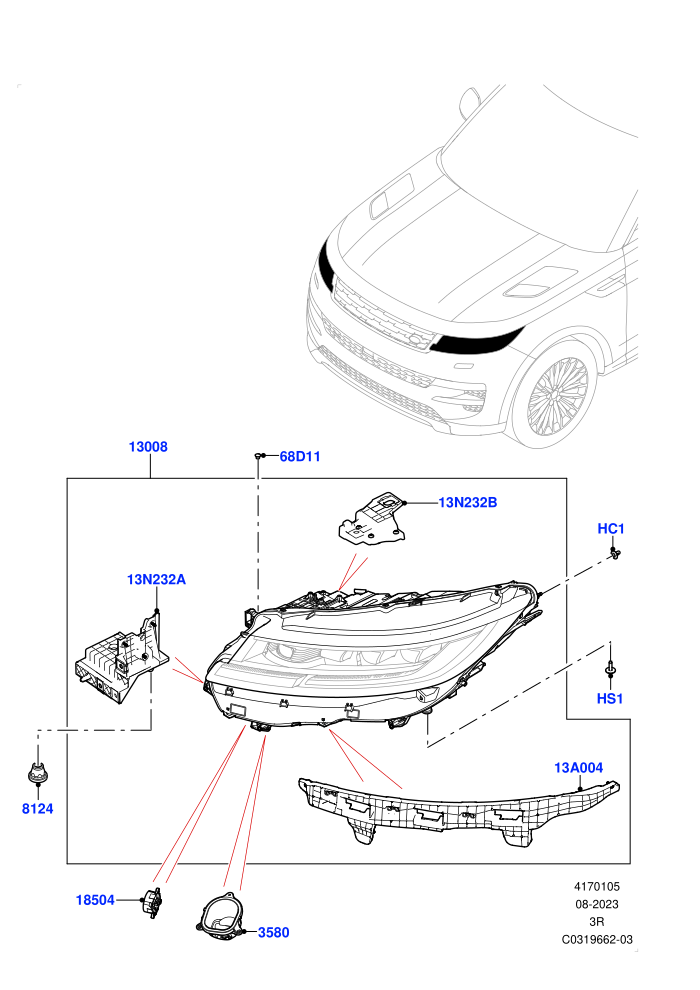 Headlamps And Front Flasher Lamps