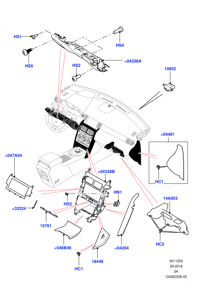 Instrument Panel (Changsu (China))(External,Lower)((V)TOKG446856 (V)FROMFG000001)
