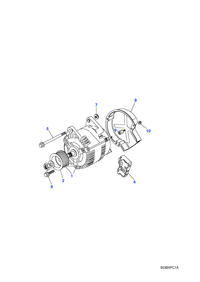 Alternator (2.5L TDi)