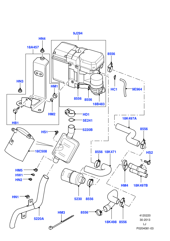 Auxiliary Fuel Fired Pre-Heater (Page B)((V)FROMAA000001)