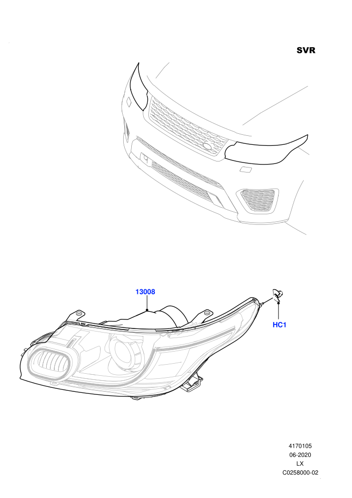 Headlamps And Front Flasher Lamps (SVR,SVR Version)((V)FROMFA000001)