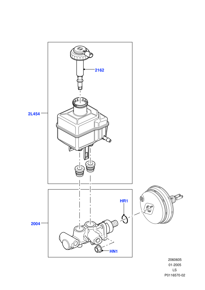 Master Cylinder - Brake System ((V)TO9A999999)