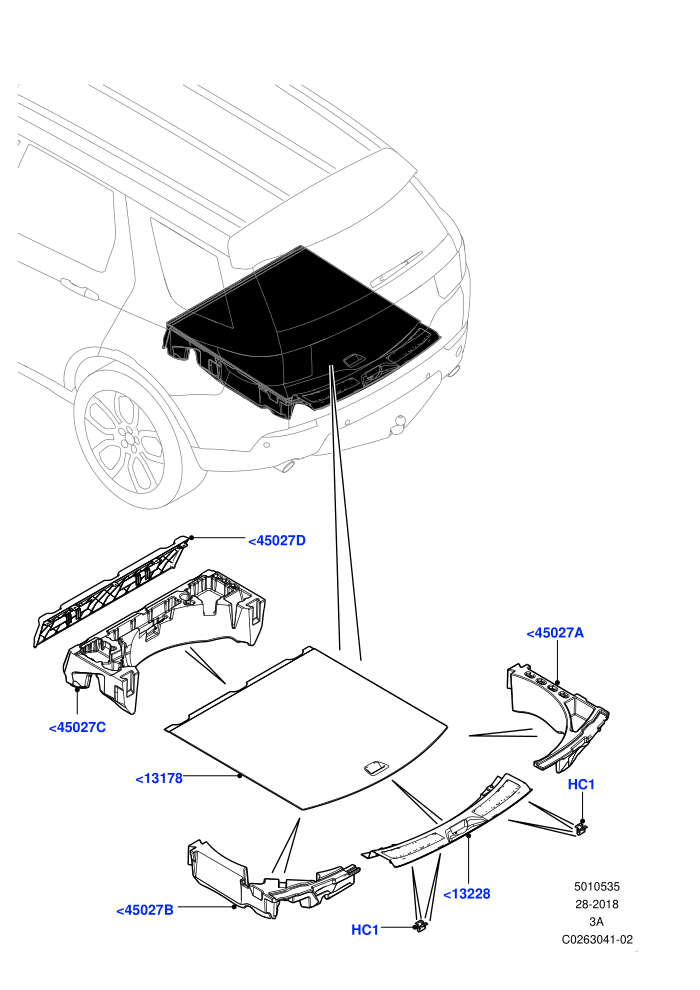 Load Compartment Trim (Changsu (China),Less 3rd Row Rear Seat)(Floor)((V)FROMFG000001)