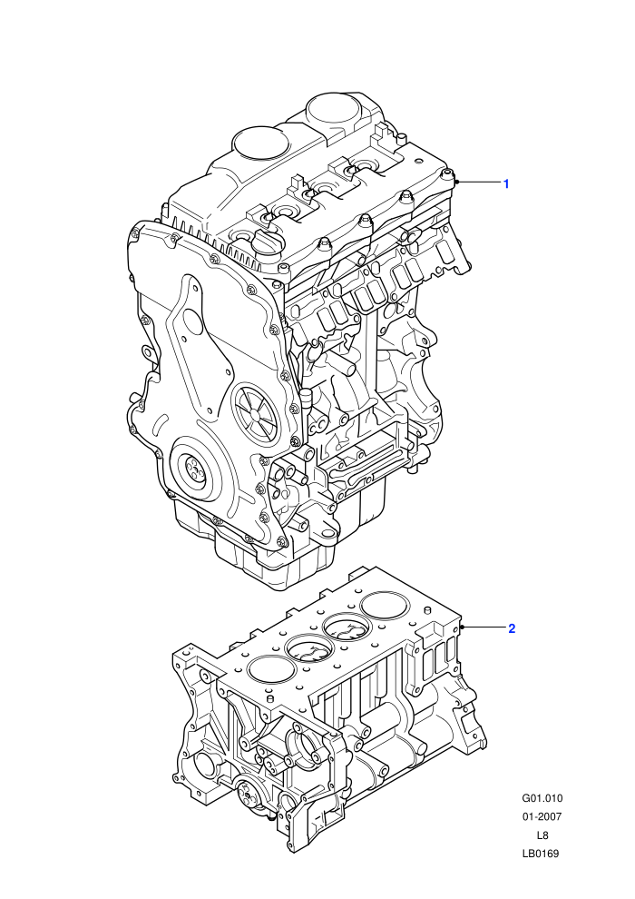 Service Engine (2.4L Duratorq-TDCi HPCR(140PS)-Puma)((V)TOBA999999 (V)FROM7A000001)