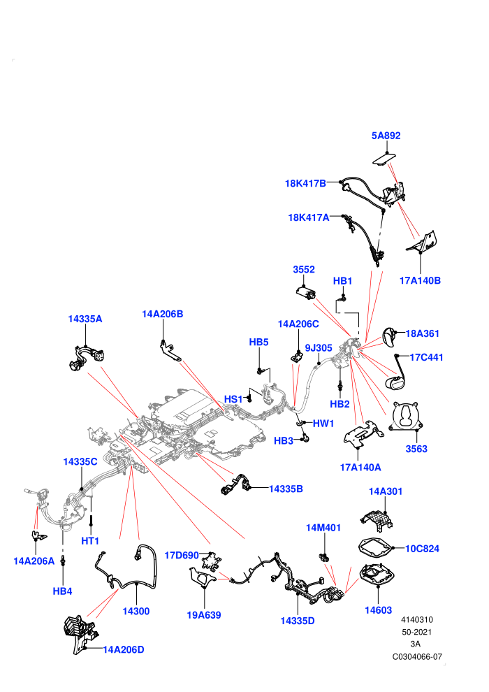 Hybrid Electrical Modules (Electric Engine Battery-PHEV,Halewood (UK))(PHEV Charging Cables And Fixings)((V)FROMLH000001)