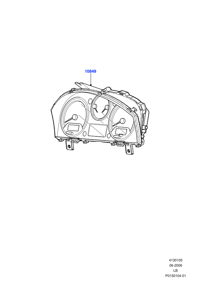 Instrument Cluster ((V)TO9H999999)