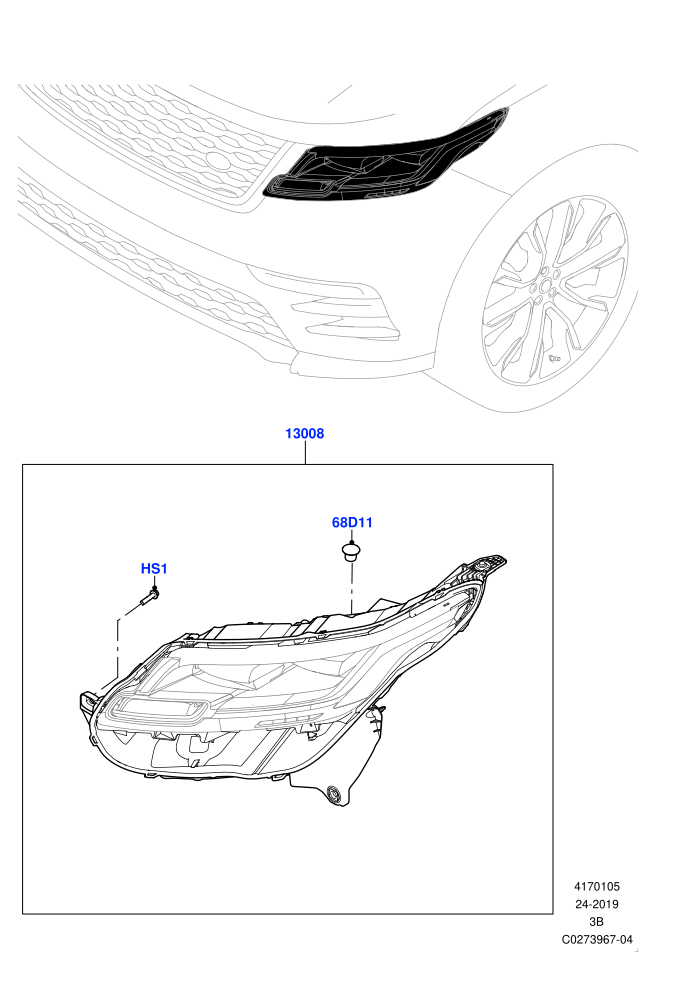 Headlamps And Front Flasher Lamps