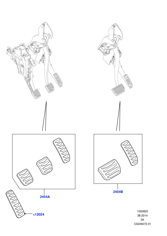 Pedal Covers (Halewood (UK))(Accessory)