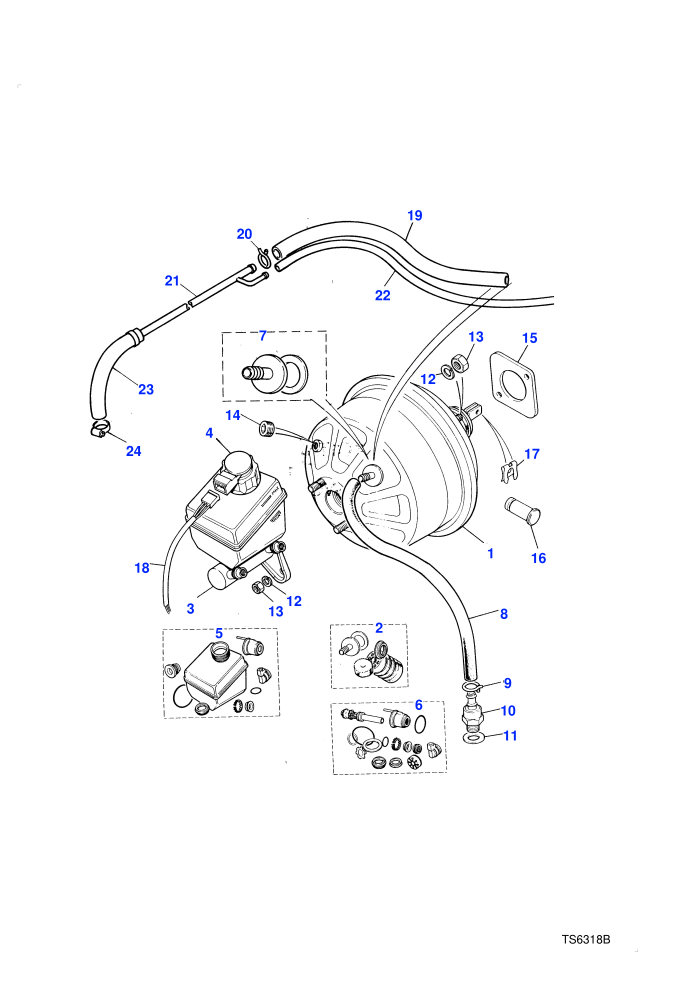 Master Cylinder & Servo-From (V) DA301158