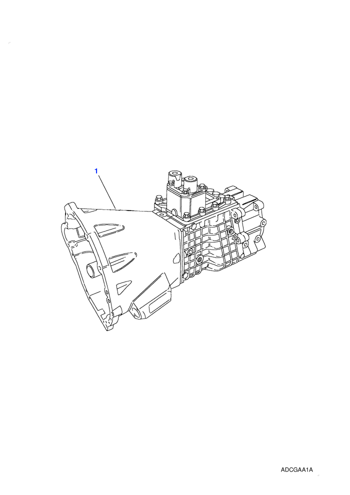 Gearbox Assembly (5 Speed Manual Transmission,V8)