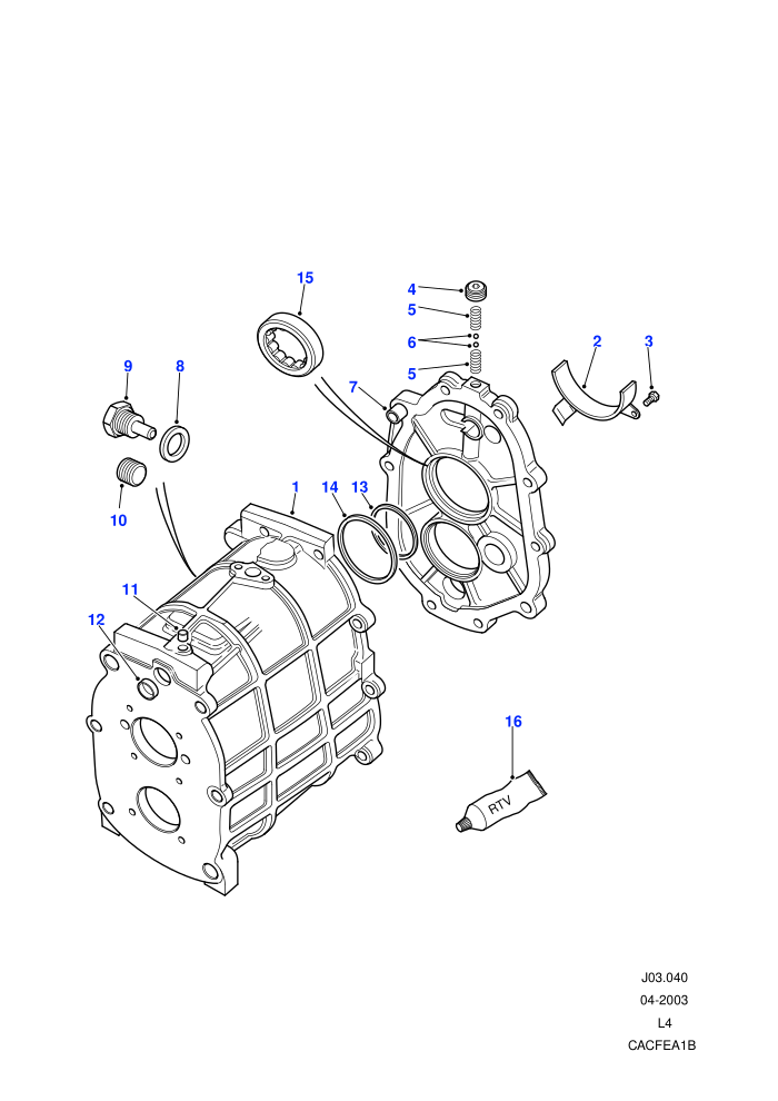 Gearcase (Manual Transmission)