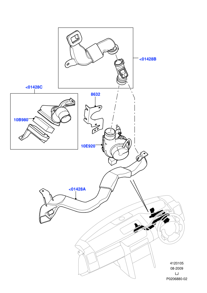 Air Vents, Louvres And Ducts (Instrument Cluster And Front Screen Cooling System)((V)FROMAA000001)