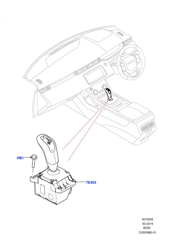 Gear Change-Automatic Transmission (1.5L AJ20P3 Petrol High,1.5L AJ20P3 Petrol High PHEV,8 Speed Automatic Trans 8G30,Halewood (UK))((V)TOPH999999 (V)FROMLH000001)