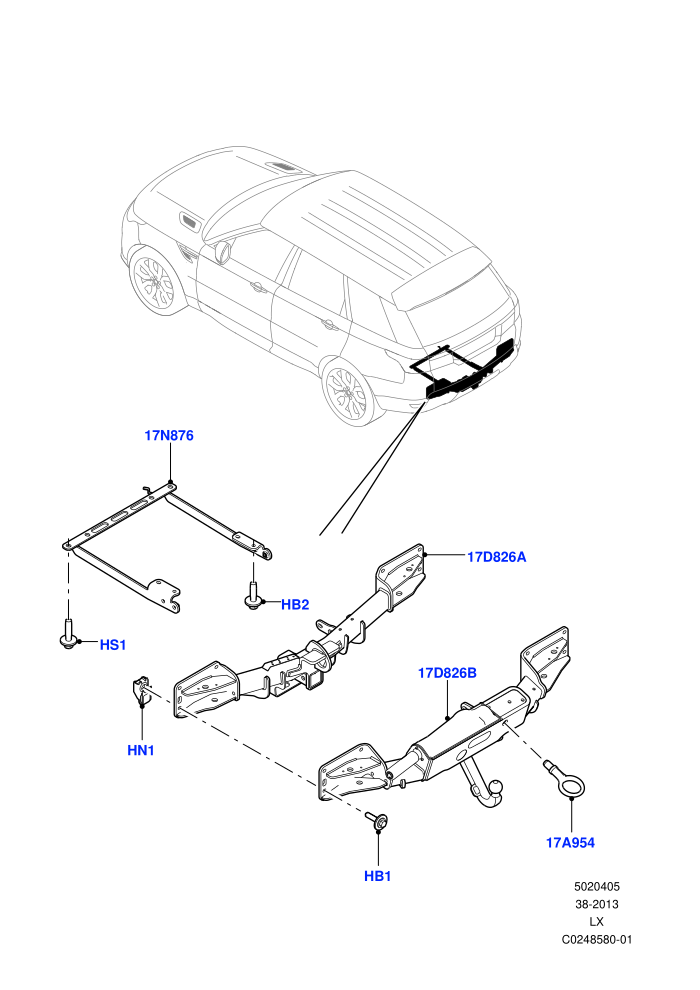 Tow Bar (Tow Hitch Elec Deployable Swan Neck,Tow Hitch Multi Height Swan Neck,Tow Hitch Receiver 12 Pin Elec,Tow Hitch Receiver NAS)((V)FROMEA190813)