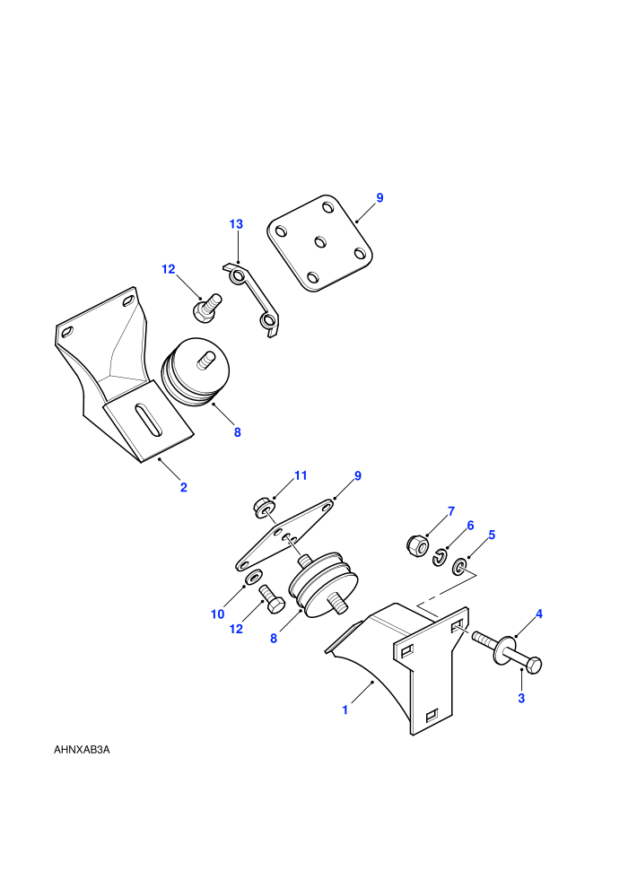 Transmission Mounting (4 Cylinder)