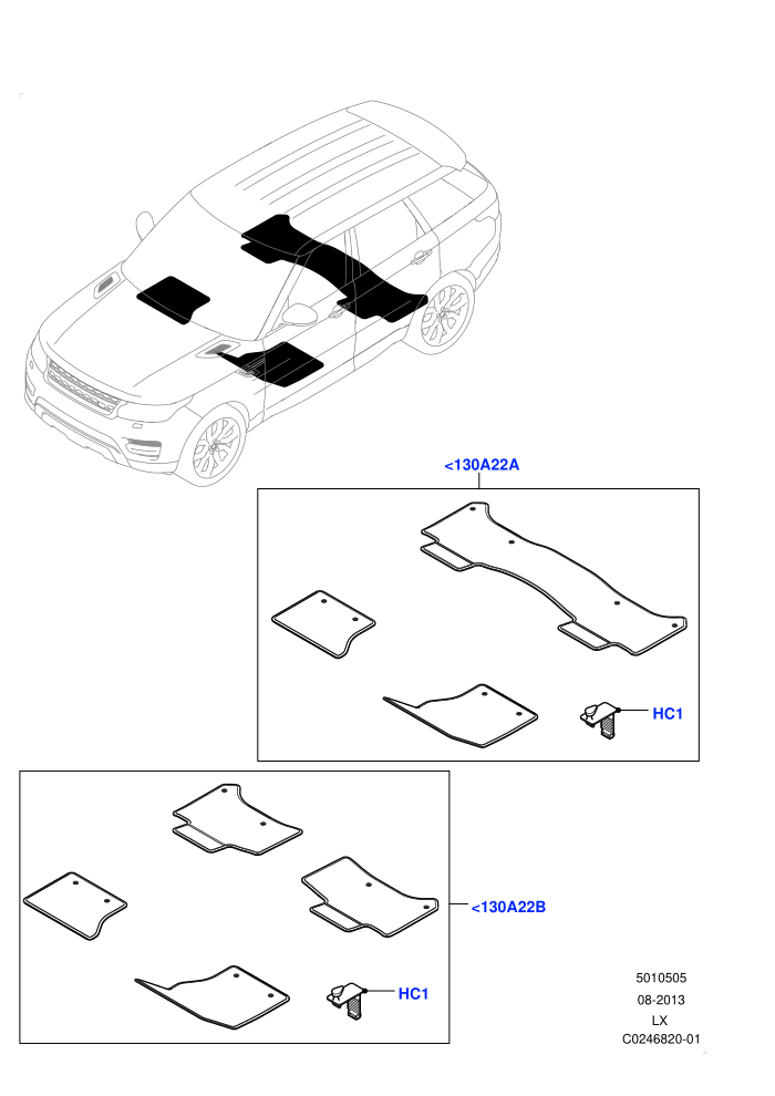 Floor Trim (Floor Mats)