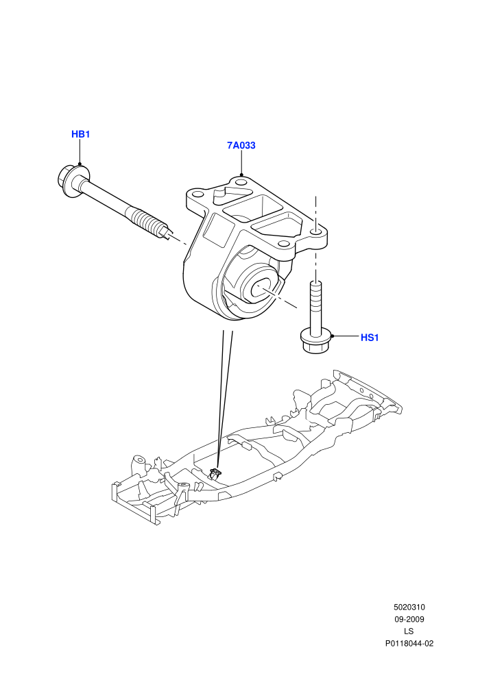 Transmission Mounting ((V)TO9A999999)
