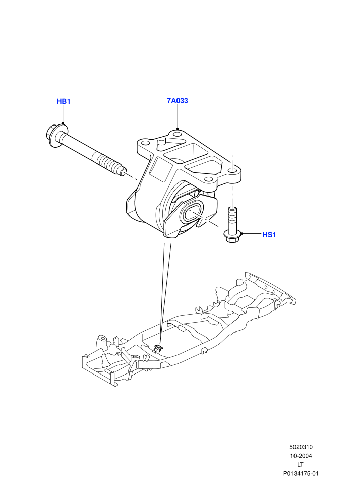 Transmission Mounting ((V)TO9A999999)