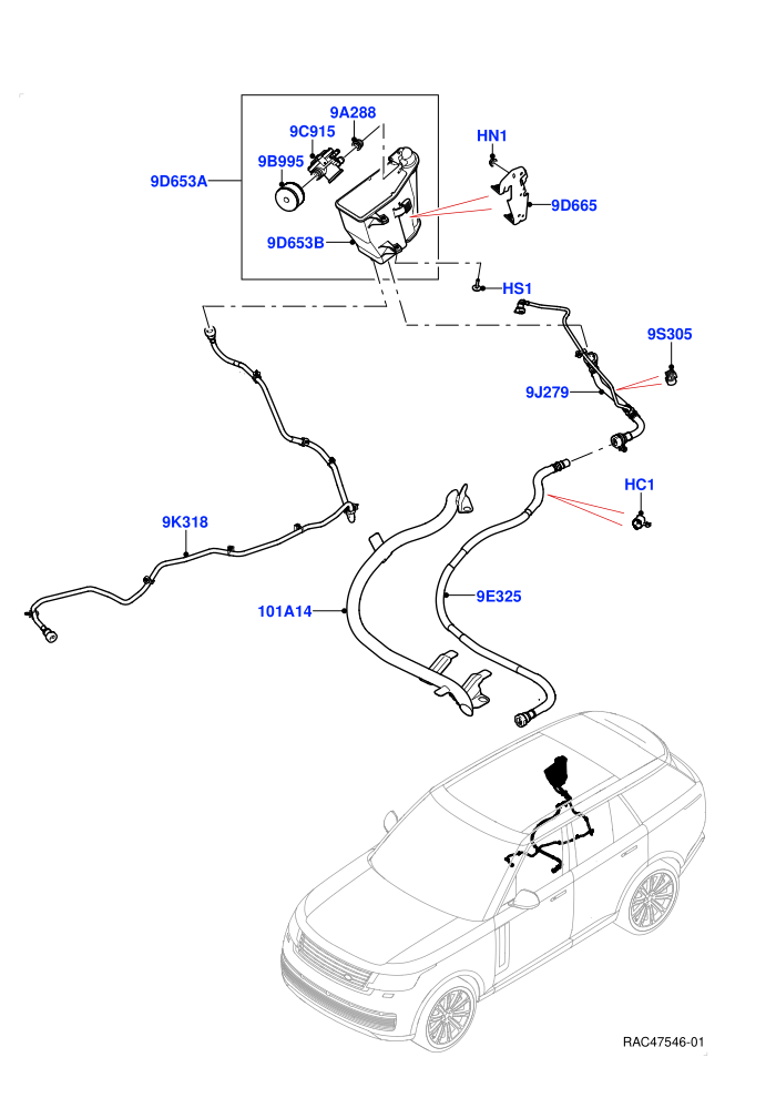 Carbon Canister (4.4L V8 Turbo Petrol(NC11),Tank Pet NVLD,Tank Pet NVLD Large Filter)((V)FROMRA000001)