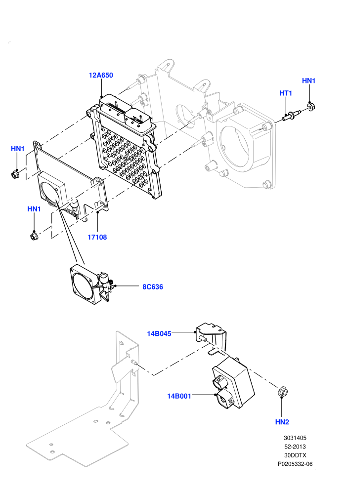 Engine Modules And Sensors (3.0 V6 Diesel)((V)FROMAA000001)