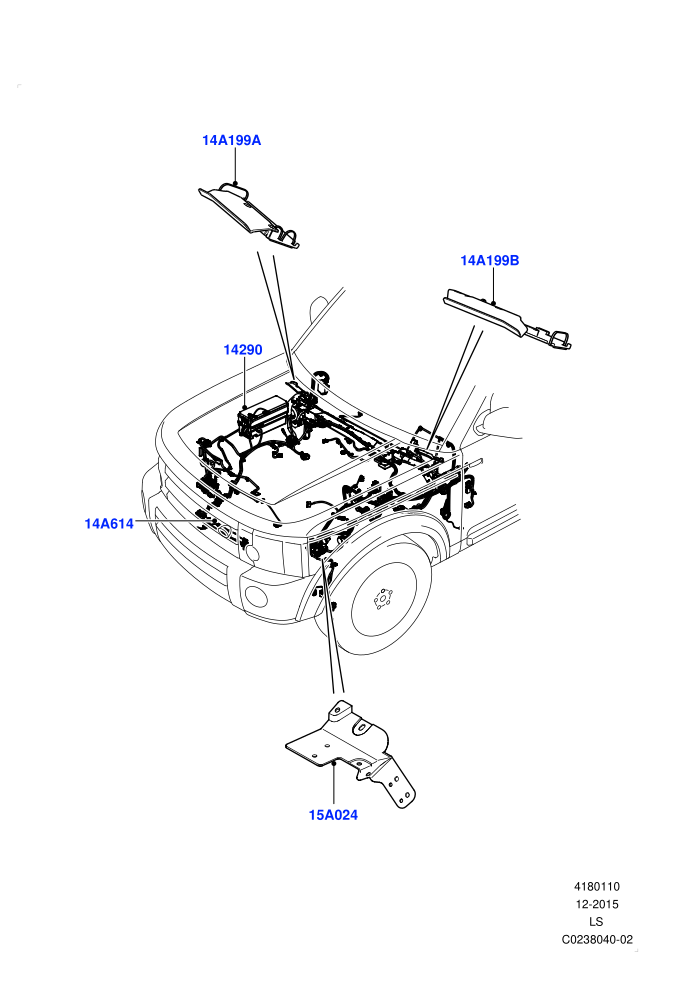 Electrical Wiring - Engine And Dash (Engine Compartment)((V)FROMCA000001)