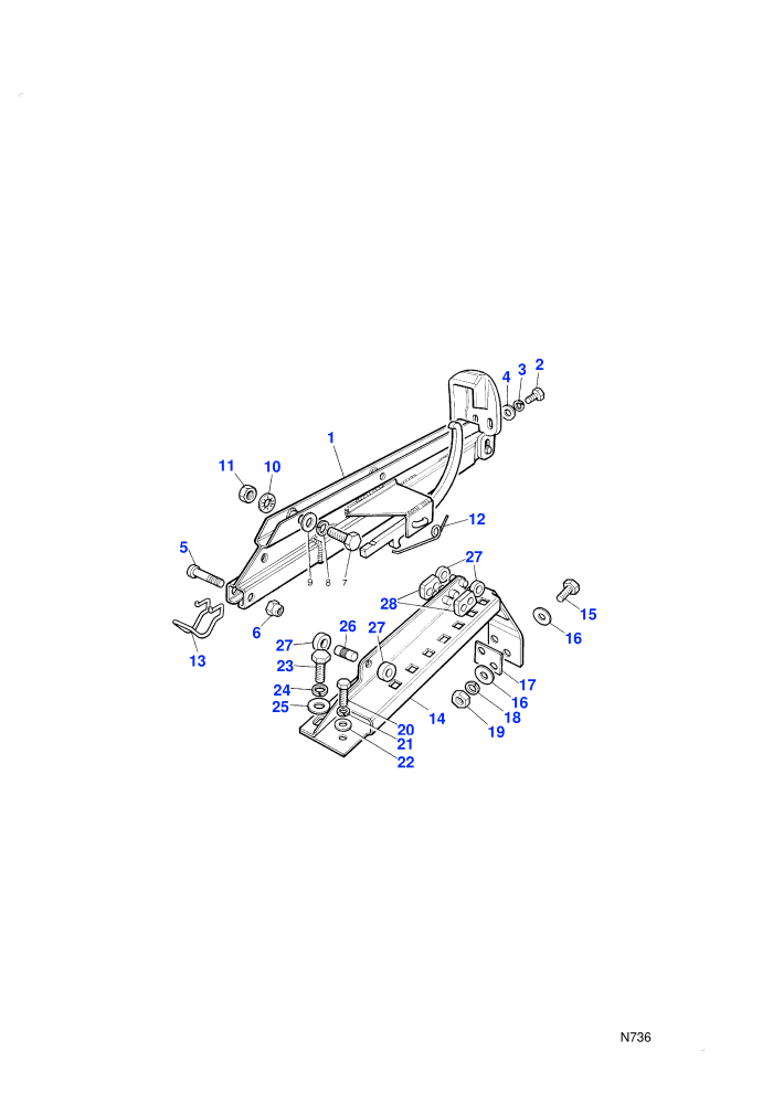 Front Seats-Supports & Slides (2 Door Station Wagon)