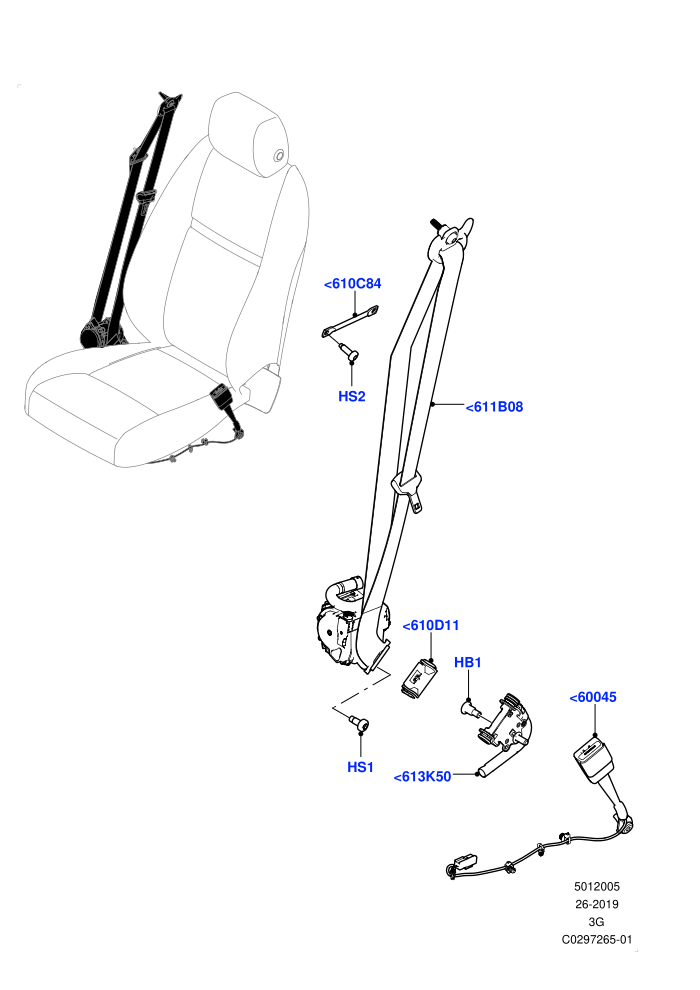 Front Seat Belts (Changsu (China))