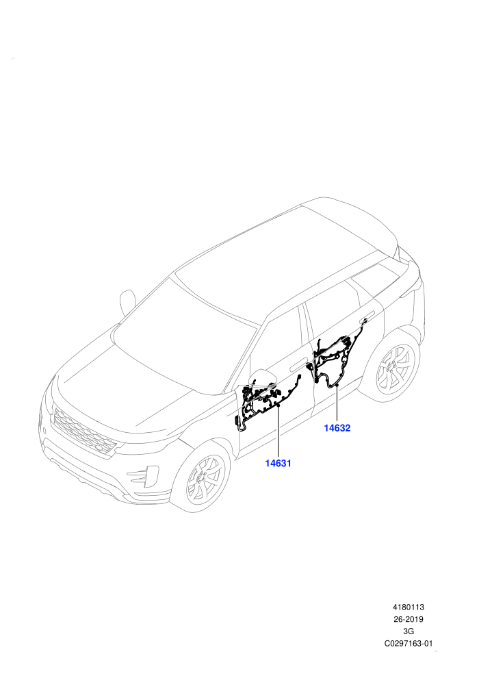Wiring - Body Closures (5 Door,Changsu (China))(Front And Rear Doors)((V)TOMG575834)