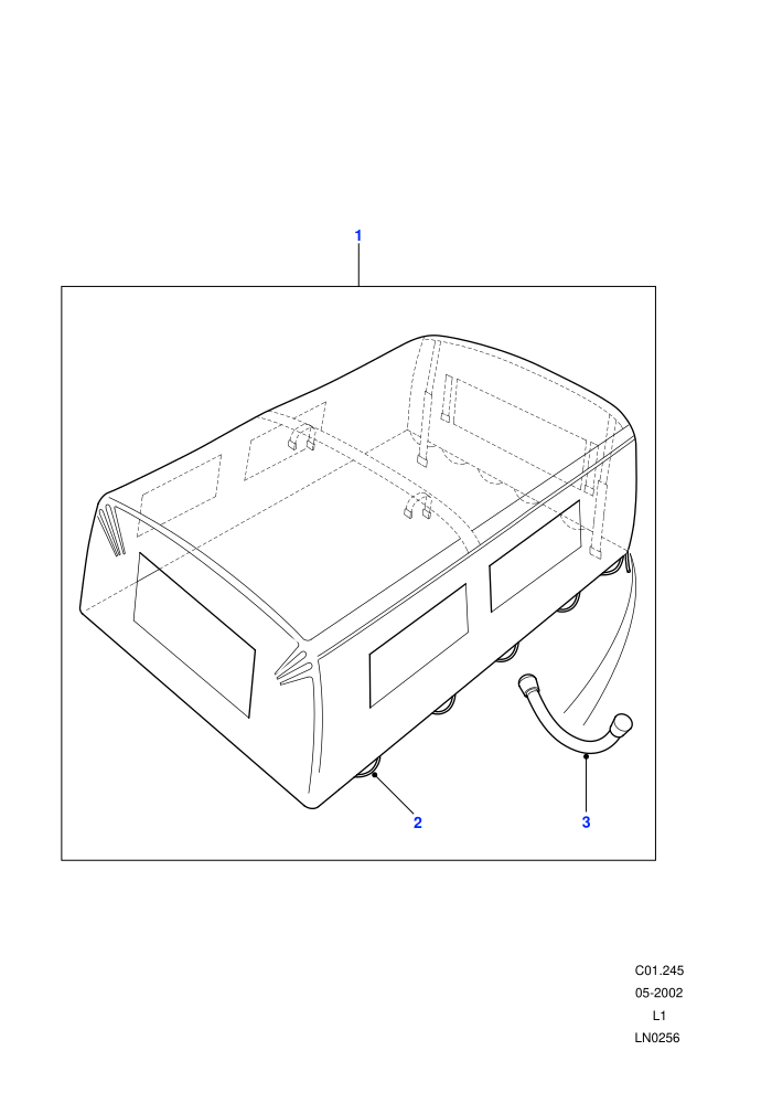Hood Assembly (110,4 Door Crew Cab - Non HICAP)