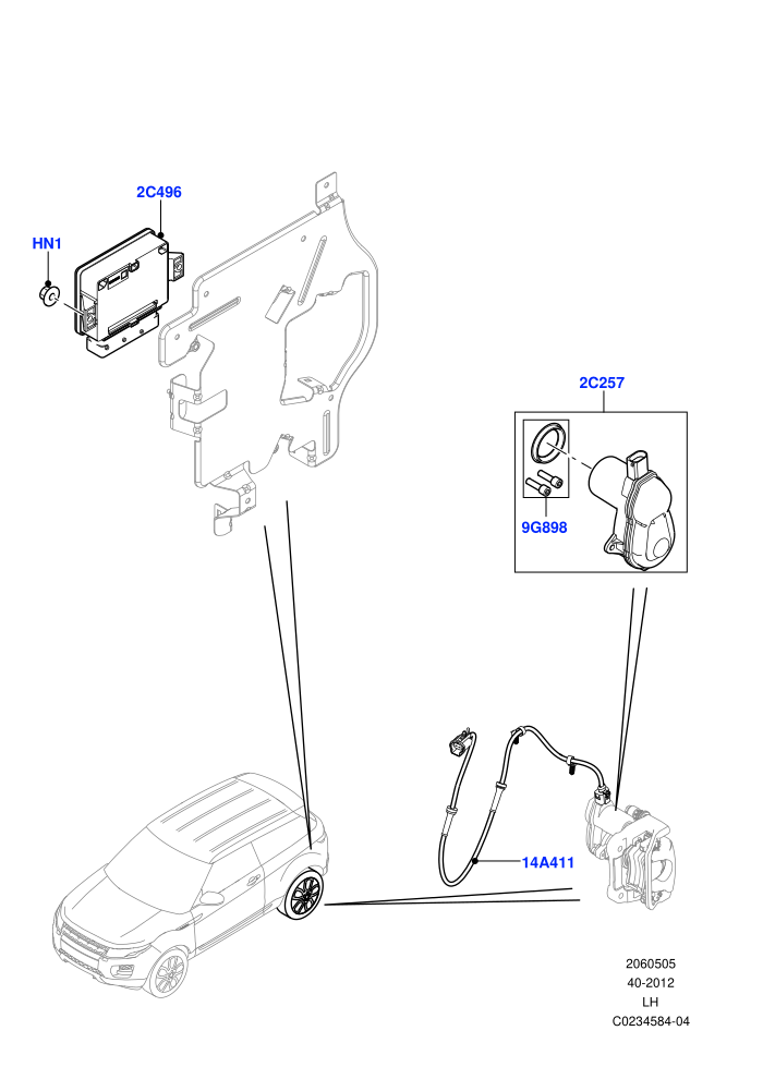 Parking Brake (Halewood (UK))((V)TOFH999999)