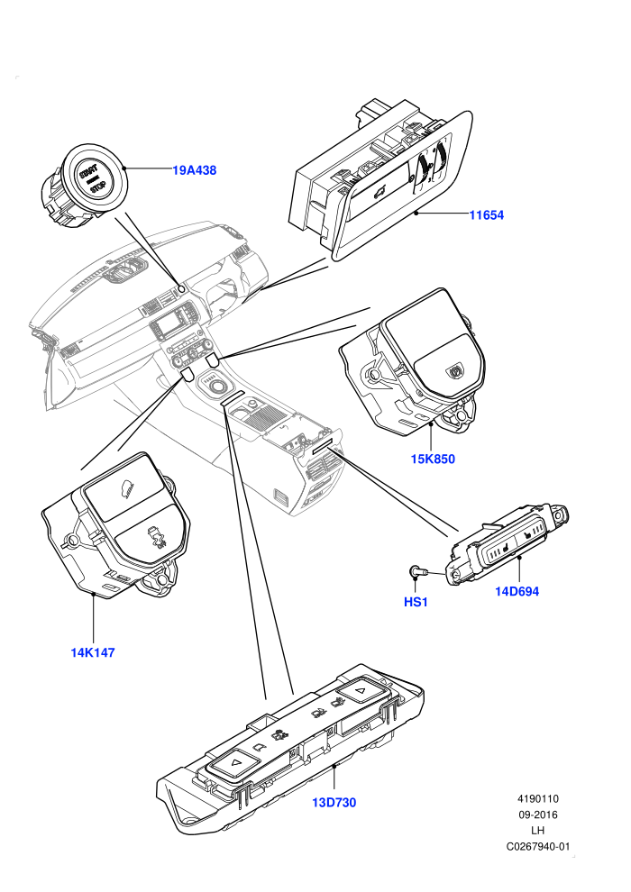 Switches (Changsu (China))(Facia And Console)((V)FROMEG000001)