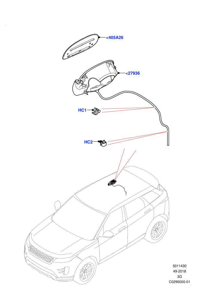 Fuel Tank Filler Door And Controls (Electric Engine Battery-MHEV,Halewood (UK),Less Electric Engine Battery)