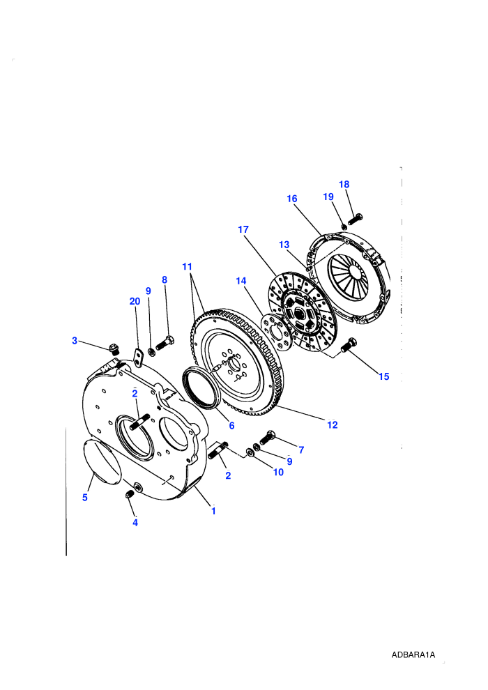 Clutch & Flywheel (2.25L 4 Cyl L/R Petrol)