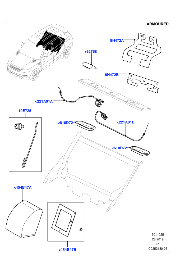 Rear Seat Back (Armoured)((V)FROMEA000001)