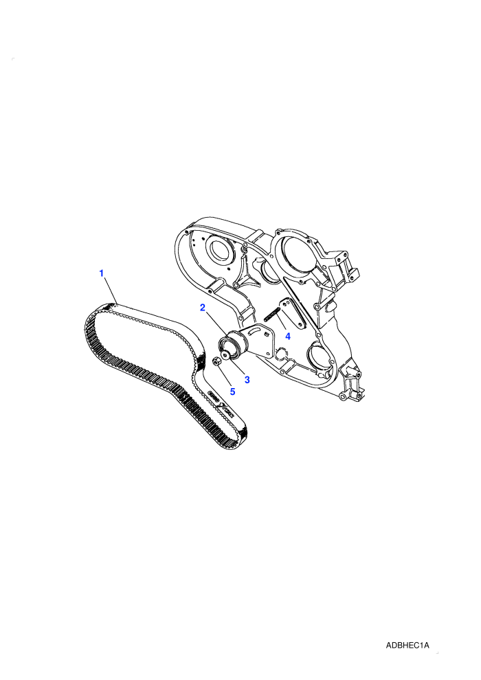 Timing Belt & Tensioner (2.5L 4 Cyl Turbo Diesel)