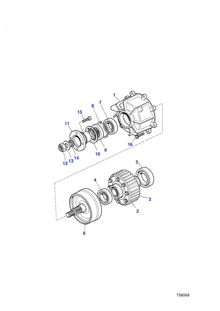 Front Flange & Viscous Coupling