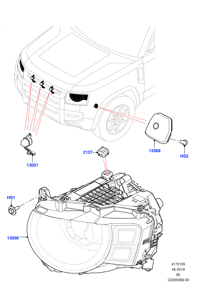 Headlamps And Front Flasher Lamps