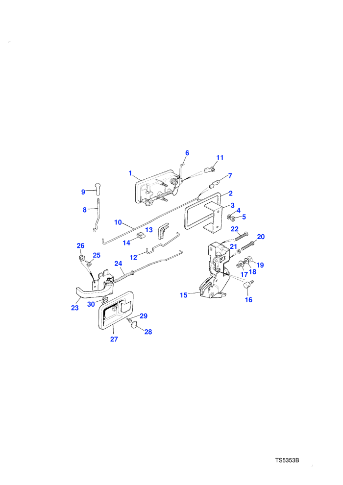 Locks And Handles - Rear (4 Door Station Wagon)((V)TOEA351846)