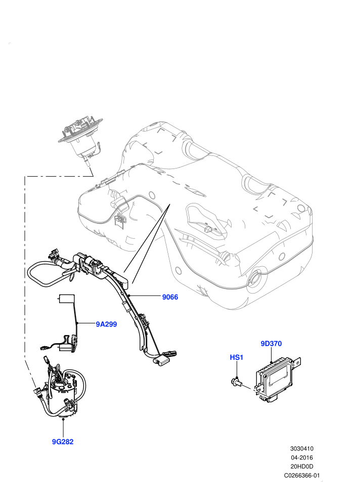 Fuel Pump And Sender Unit (2.0L 16V TIVCT T/C 240PS Petrol,Itatiaia (Brazil))((V)FROMGT000001)