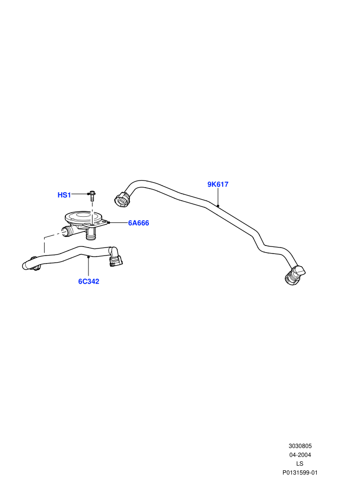 Emission Control - Crankcase (AJ Petrol 4.4 V8 EFI (220KW))