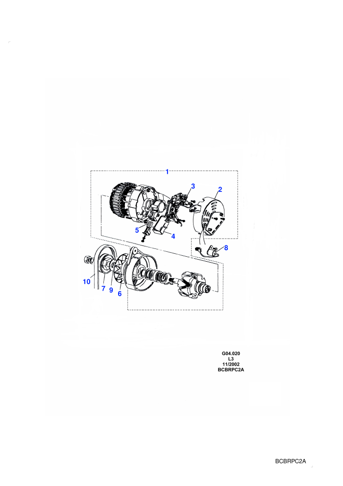 Alternator-80 Amp (Petrol V8 L/R EFI)