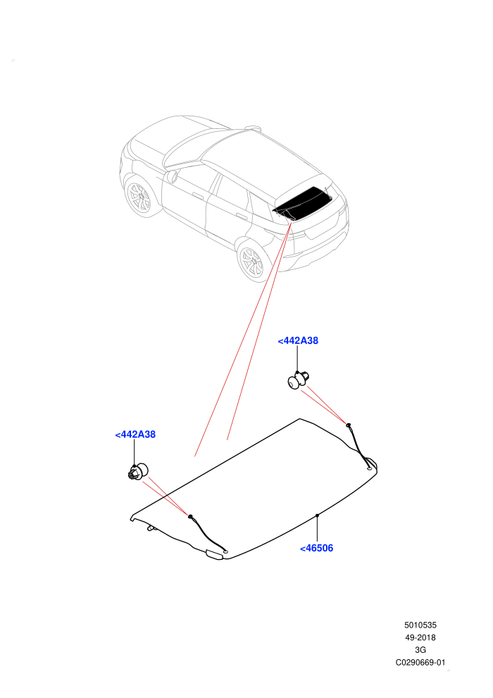 Load Compartment Trim (Halewood (UK))(Package Tray)