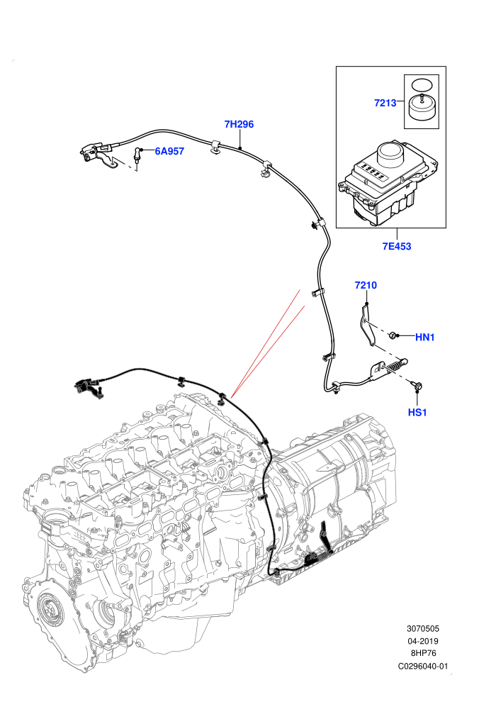 Gear Change-Automatic Transmission (3.0L AJ20P6 Petrol High,8 Speed Auto Trans ZF 8HP76)((V)FROMKA000001)