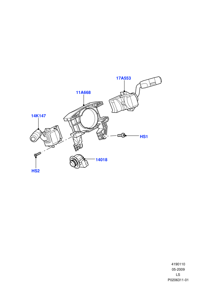 Switches (Steering Column)((V)FROMAA000001)