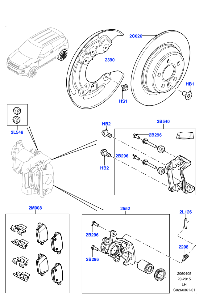 Rear Brake Discs And Calipers (Changsu (China))((V)TOGG134737 (V)FROMEG000001)