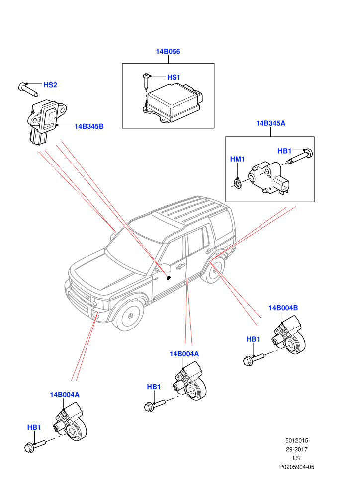 Airbag System (Sensors)((V)FROMAA000001)