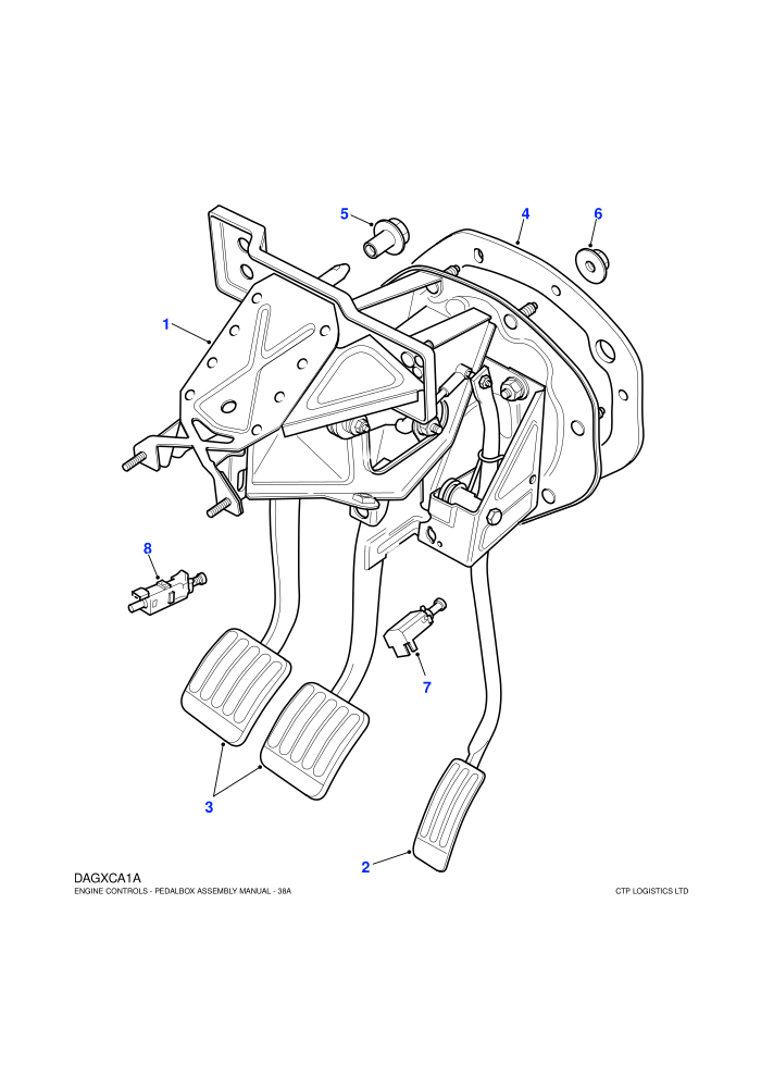 Pedal Box Assy (Manual Transmission)
